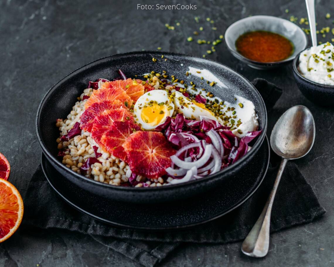 Vegetarisches Rezept: Graupen-Power-Bowl 2