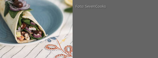 Rezeptbild für "Griechische Burritos"