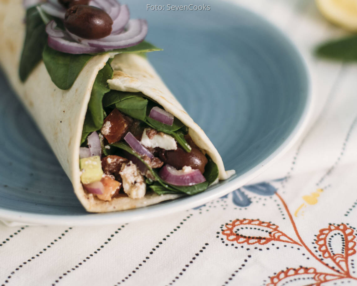 Vegetarisches Rezept: Griechische Burritos_1
