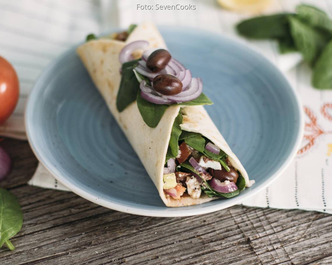 Vegetarisches Rezept: Griechische Burritos_3