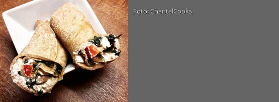 Rezeptbild für "Griechische Pfannkuchenwraps"