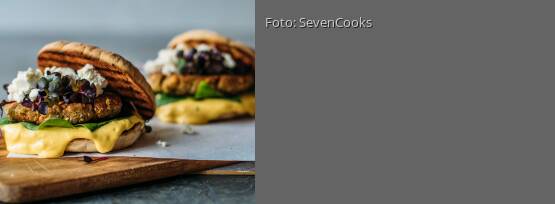 Rezeptbild für "Griechischer Burger mit Feta"
