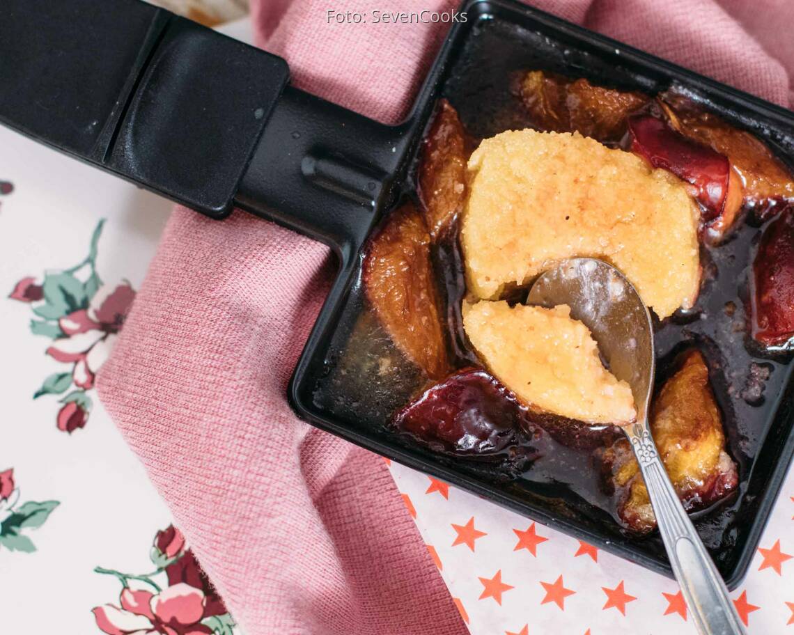 Vegetarisches Rezept: Grießküchlein-Zwetschgen-Pfännlein