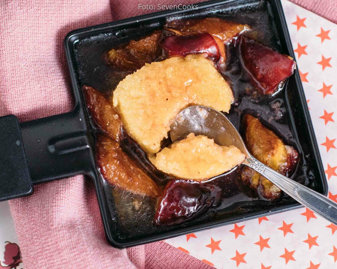 Vegetarisches Rezept: Grießküchlein-Zwetschgen-Pfännlein