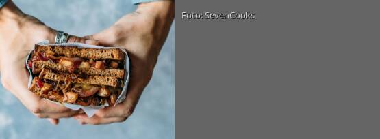 Rezeptbild für "Grilled Cheese Sandwich mit Birne und Cheddar"