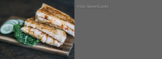 Rezeptbild für "Grilled Cheese Sandwich mit Kimchi"