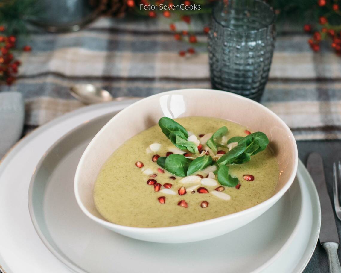 Vegetarisches Rezept: Grüne Petersilienwurzelsuppe 2