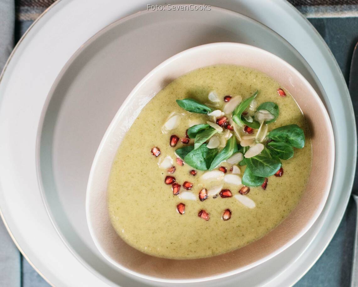 Vegetarisches Rezept: Grüne Petersilienwurzelsuppe 3