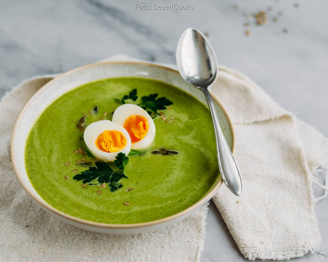 Vegetarisches Rezept: Grüne Spargelsuppe 1