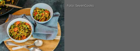 Rezeptbild für "Spinatspätzle mit Frühlingsgemüse"