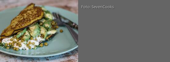 Rezeptbild für "Grünes Frühstücksomlette"
