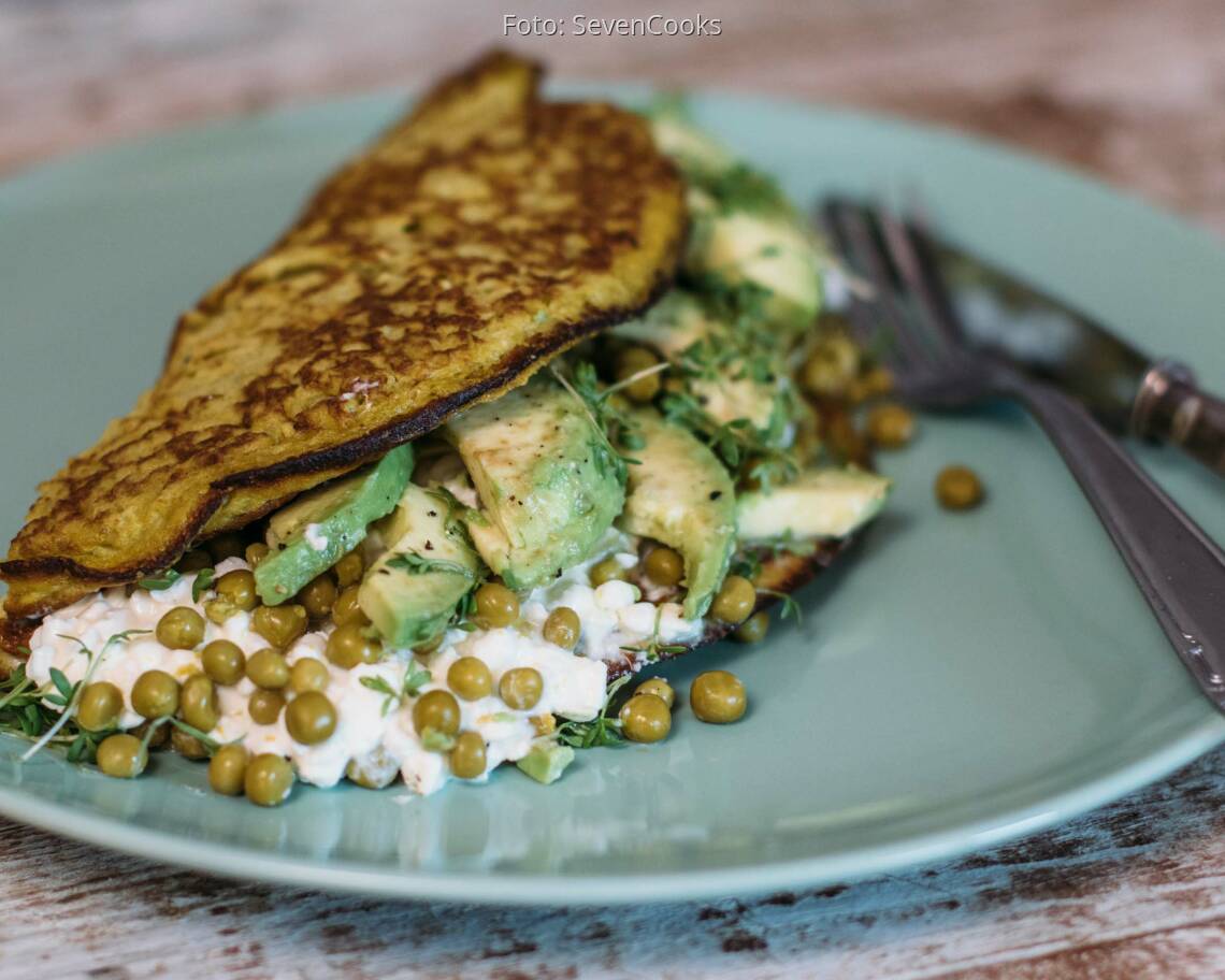 Vegetarisches Rezept: Grünes Frühstücksomlette_1