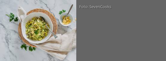 Rezeptbild für "Grünes Spargelrisotto"
