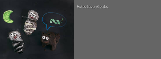 Rezeptbild für "Gruselige Schokoküchlein"