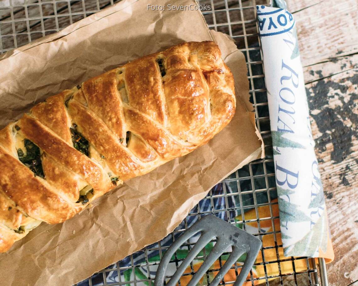 Vegetarisches Rezept: Halloumi im Blätterteig mit Kräutern_3