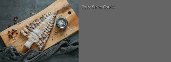 Rezeptbild für "Blätterteig-Weihnachtsbaum"