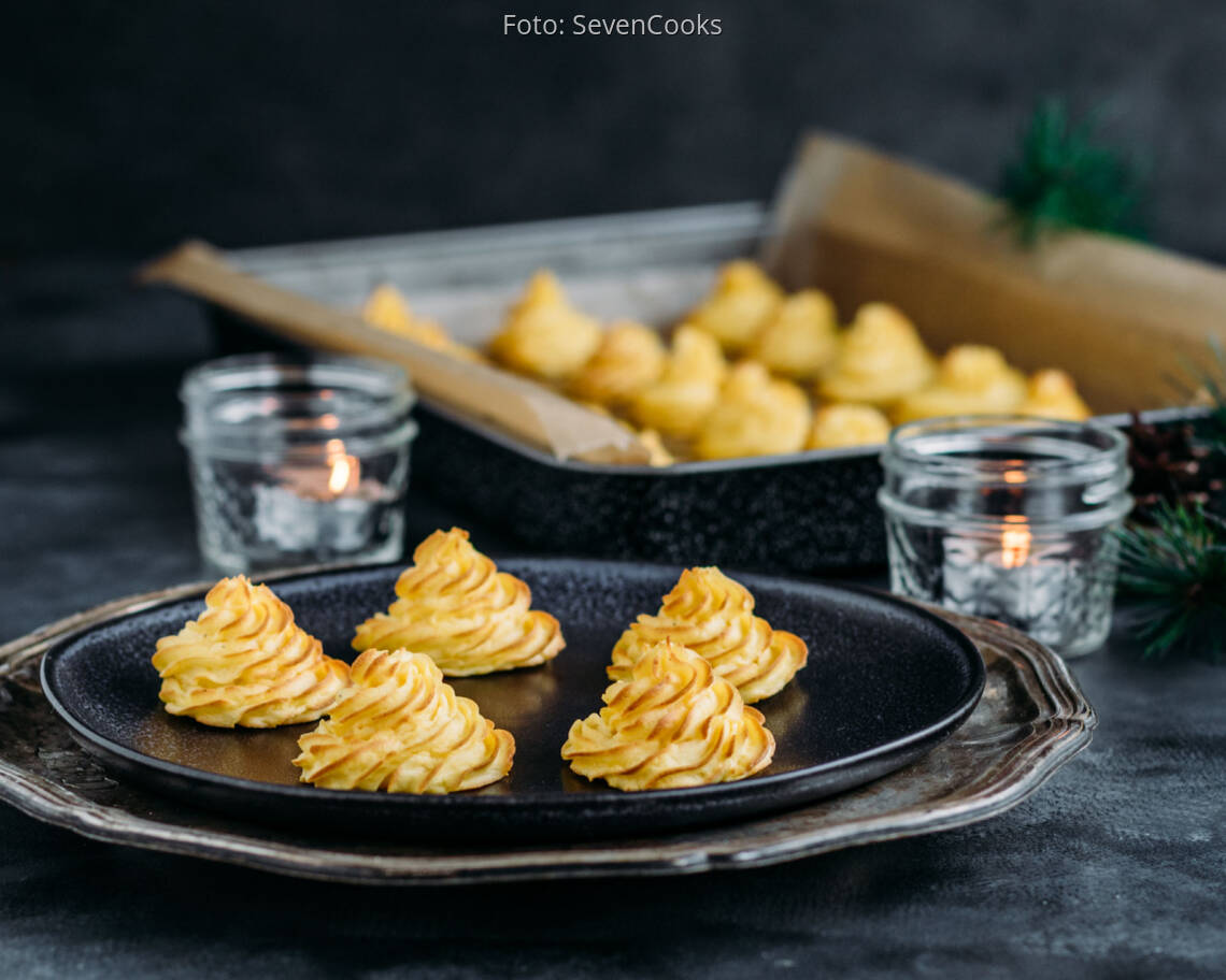Vegetarisches Rezept: Herzoginkartoffeln 1