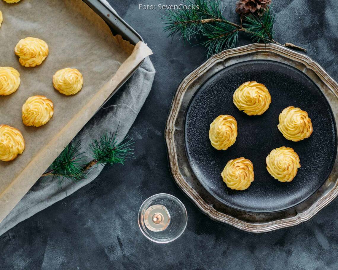 Vegetarisches Rezept: Herzoginkartoffeln 2