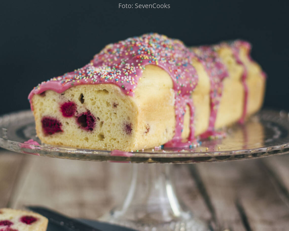 Vegetarisches Rezept: Himbeer-Quark-Kuchen_1