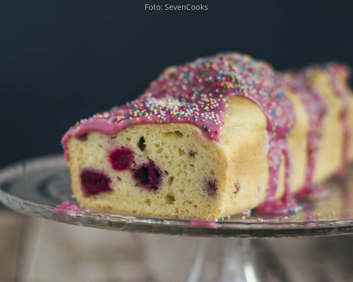 Vegetarisches Rezept: Himbeer-Quark-Kuchen_2