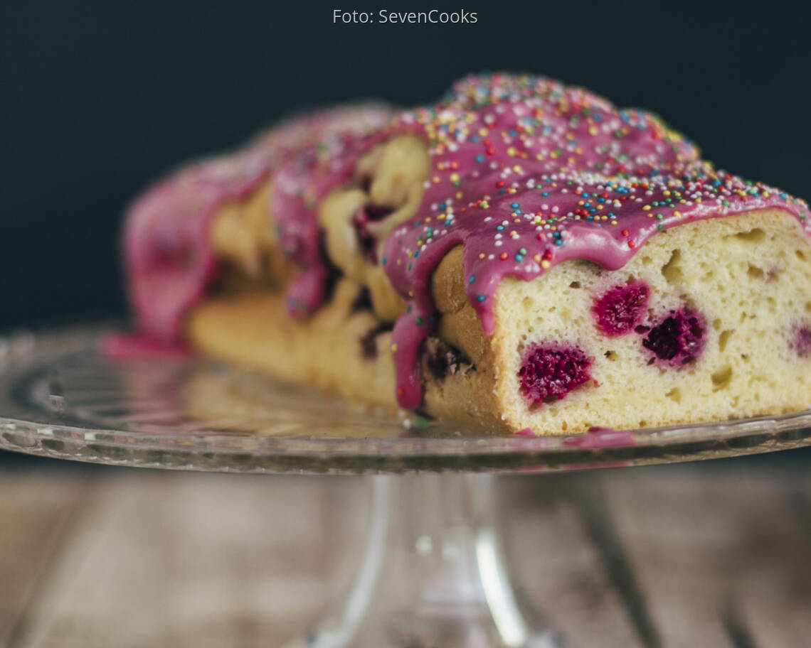 Vegetarisches Rezept: Himbeer-Quark-Kuchen_3