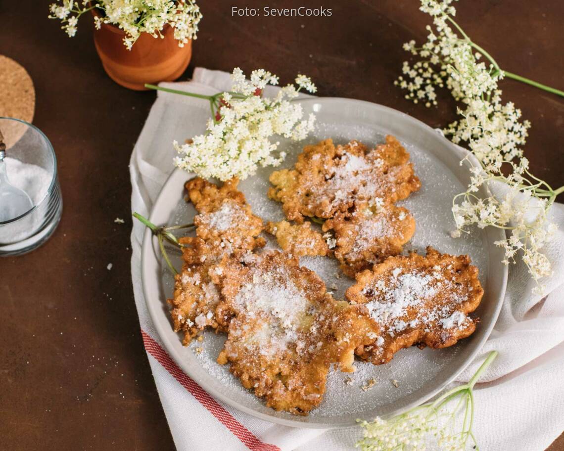 Vegetarisches Rezept: Holunderblütenküchlein_2