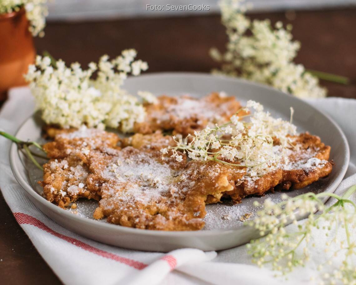 Vegetarisches Rezept: Holunderblütenküchlein_3