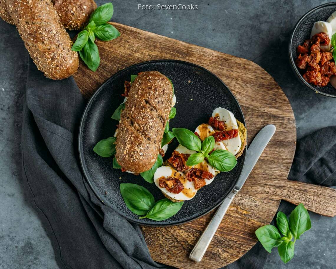 Vegetarisches Rezept: Italian-Caprese-Sandwich 1