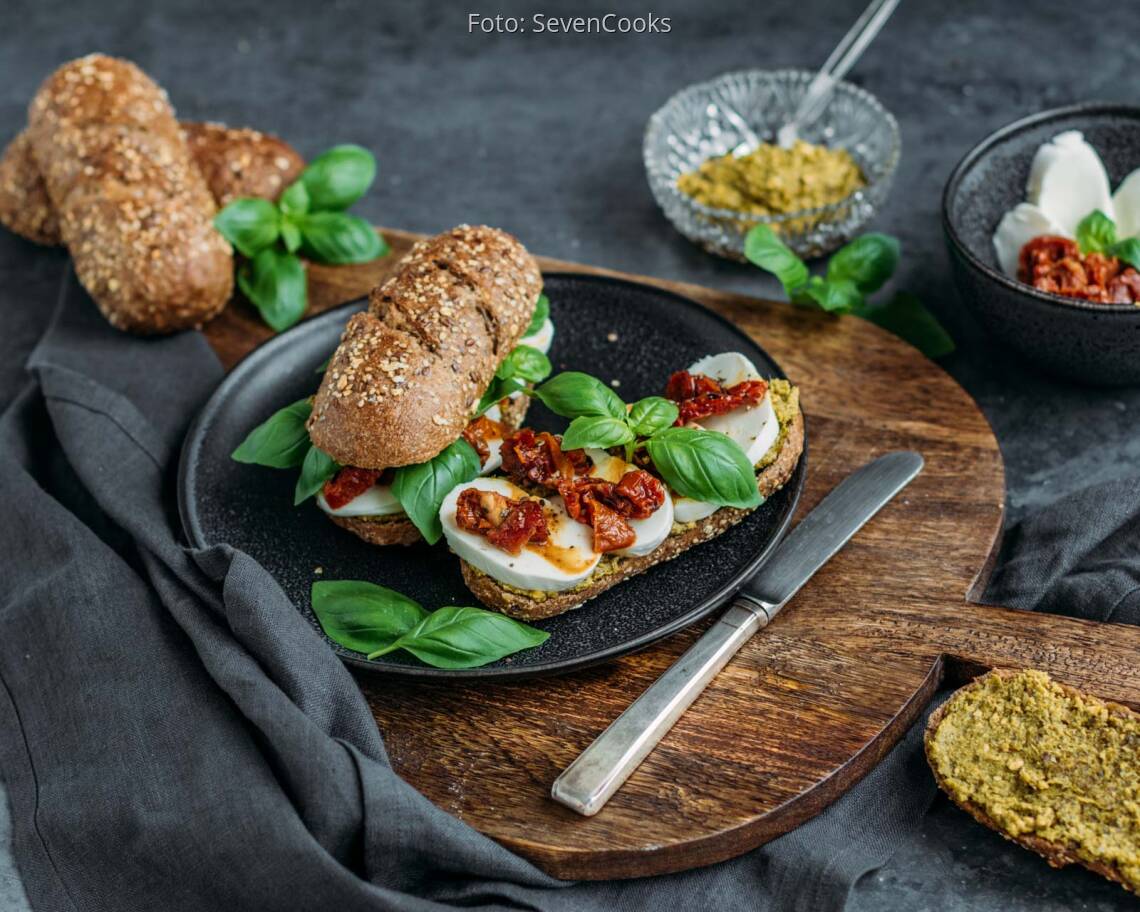 Vegetarisches Rezept: Italian-Caprese-Sandwich 2