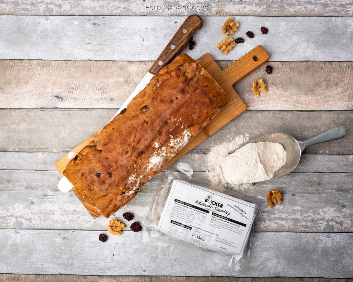 Vegetarisches Rezept: Joghurtbrot mit Walnüssen und Cranberries 2