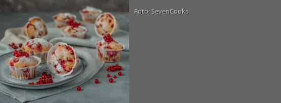 Rezeptbild für "Johannisbeer-Muffins"