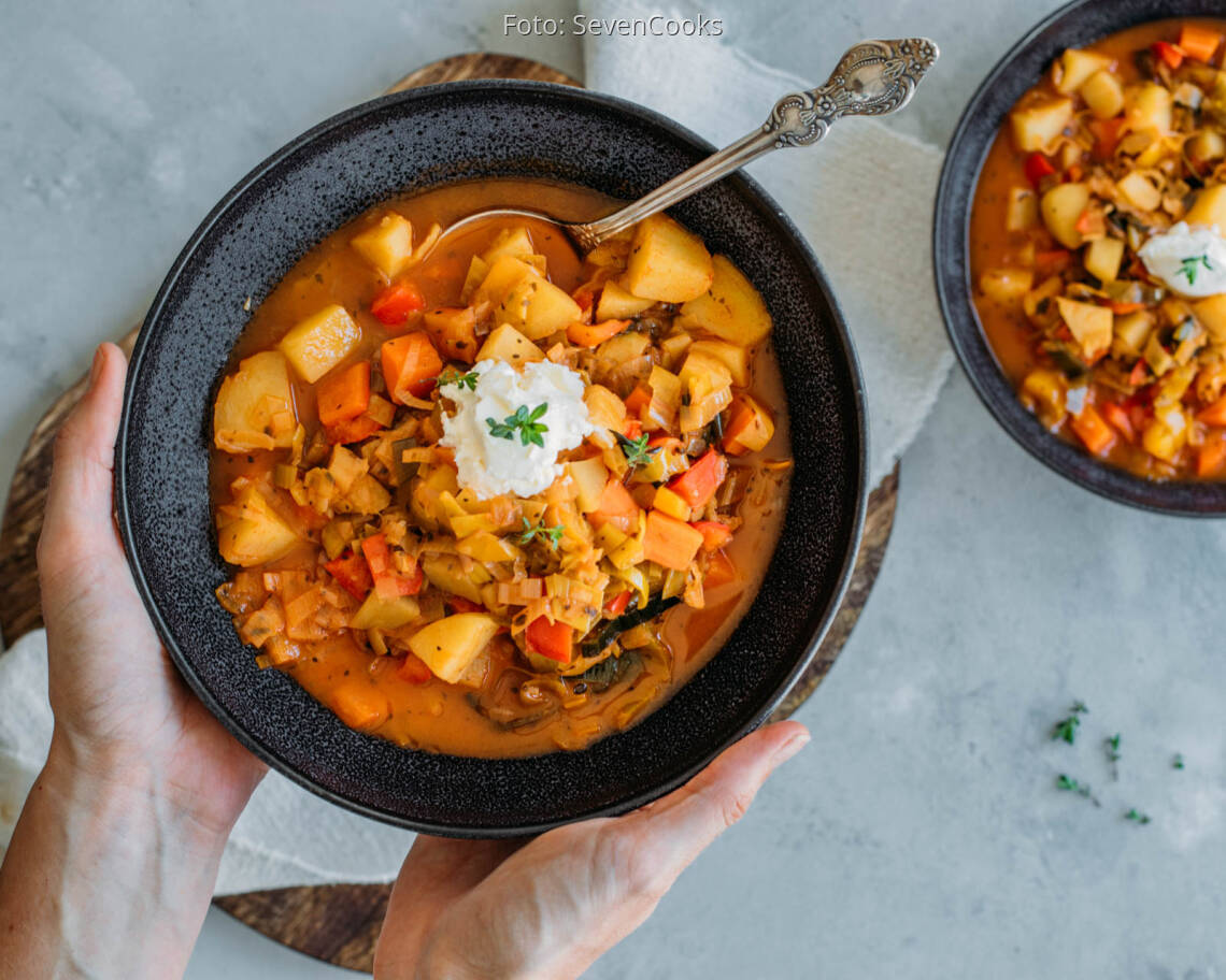 Vegetarisches Rezept: Kartoffelgulasch 2