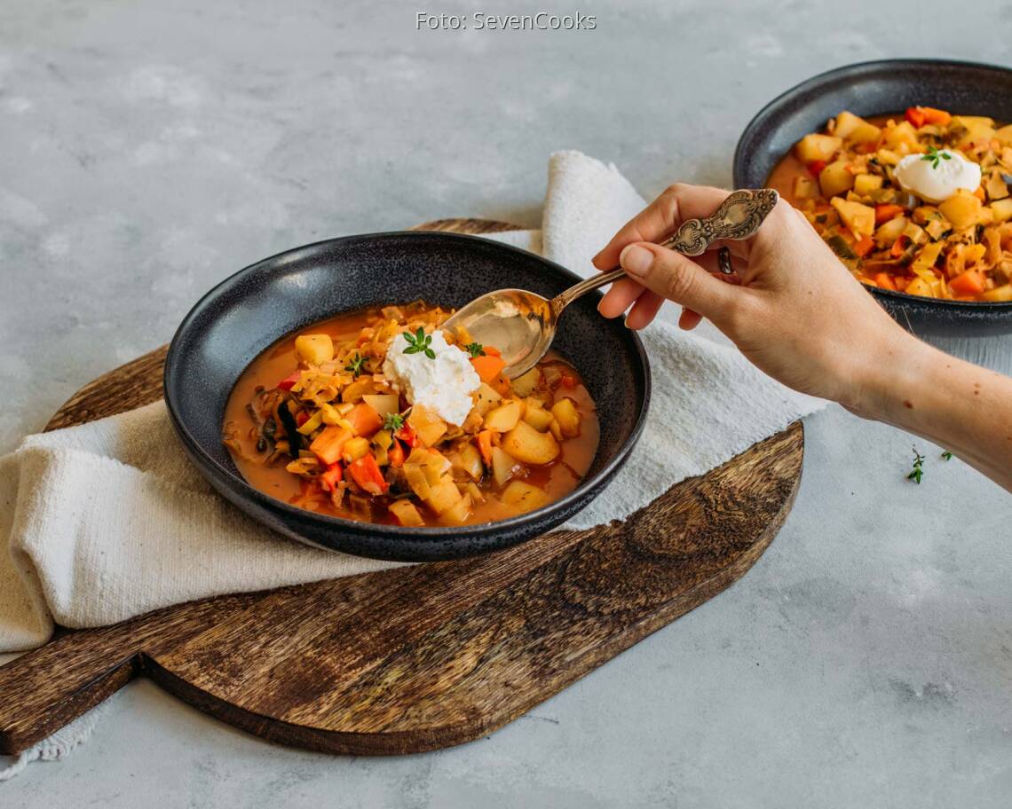 Vegetarisches Rezept: Kartoffelgulasch 3