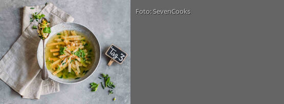 Rezeptbild für "Kids Meal-Prep 3: Pfannkuchen Suppe"