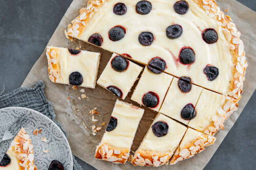 vegetarisches rezept kirsch quiche