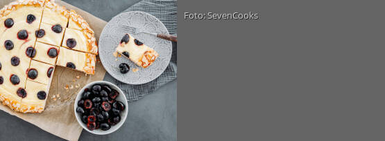 Rezeptbild für "Kirsch-Quark-Quiche"