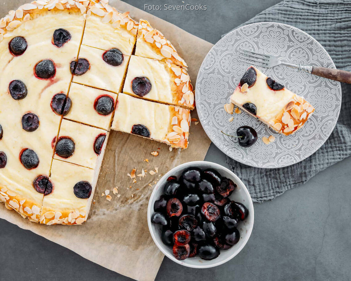 Vegetarisches Rezept: Kirsch-Quiche 1