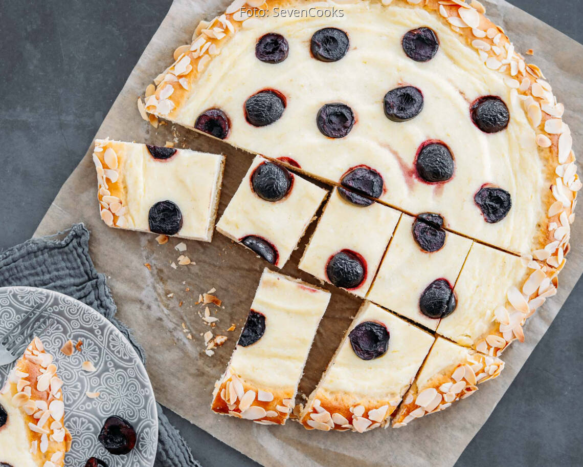 Vegetarisches Rezept: Kirsch-Quiche 2