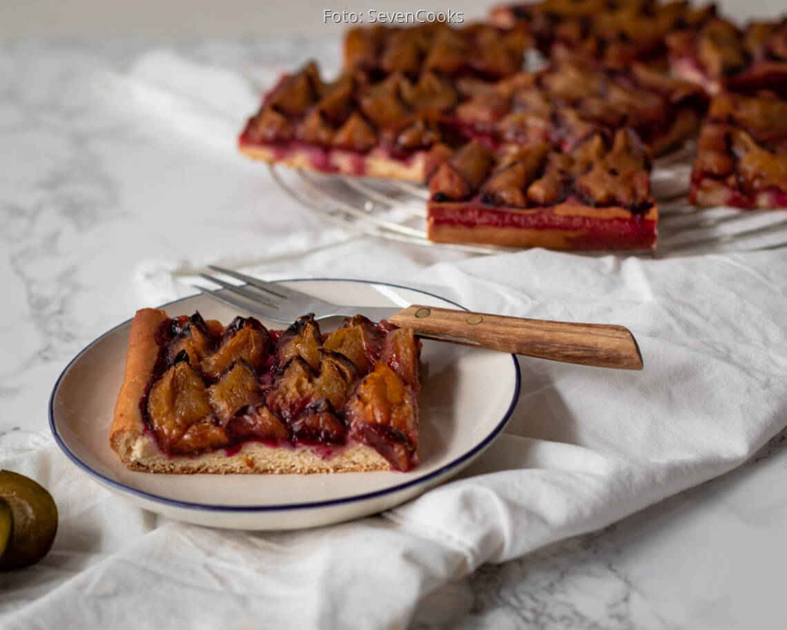 Vegetarisches Rezept: Klassischer Zwetschgendatschi 1