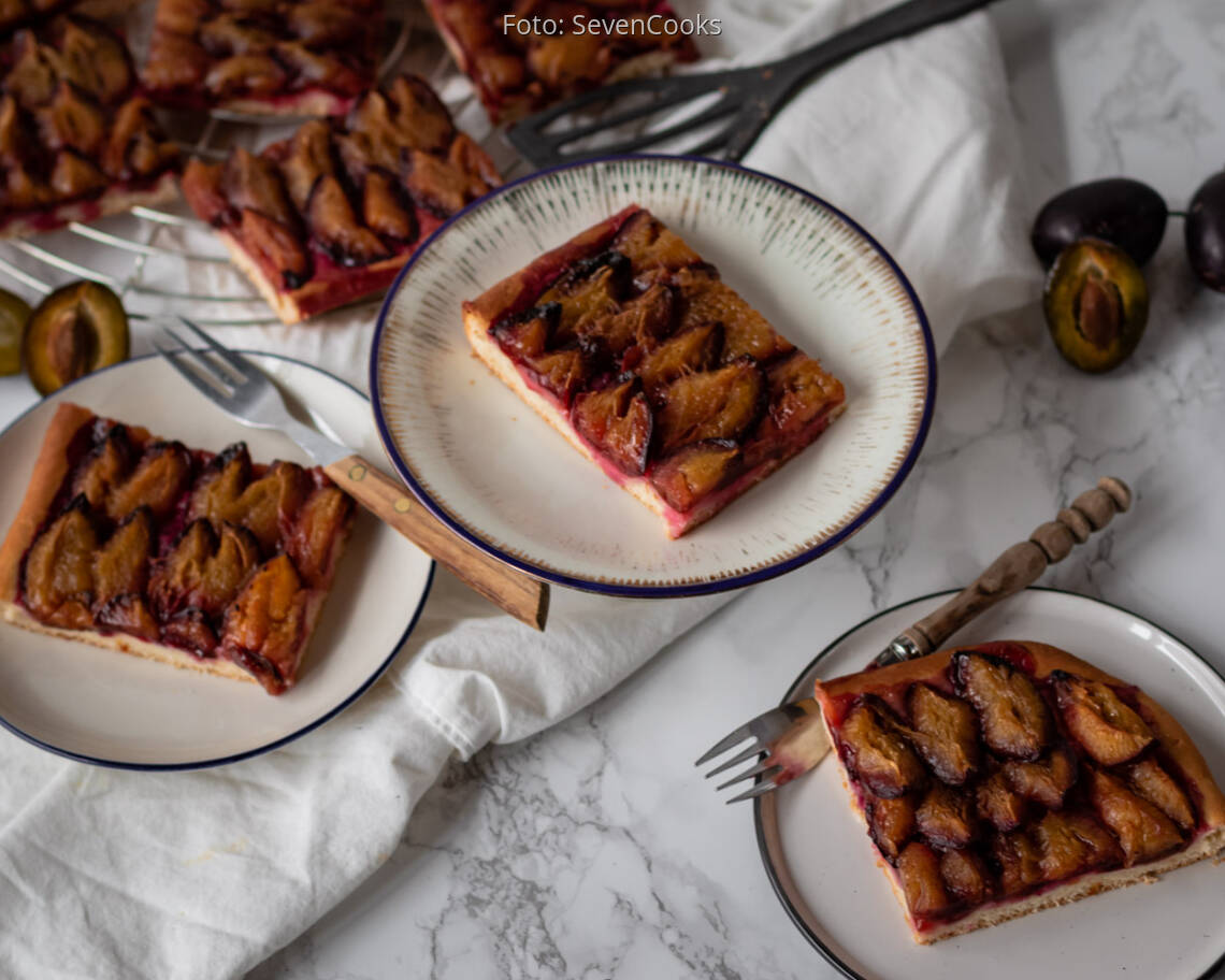 Vegetarisches Rezept: Klassischer Zwetschgendatschi 2