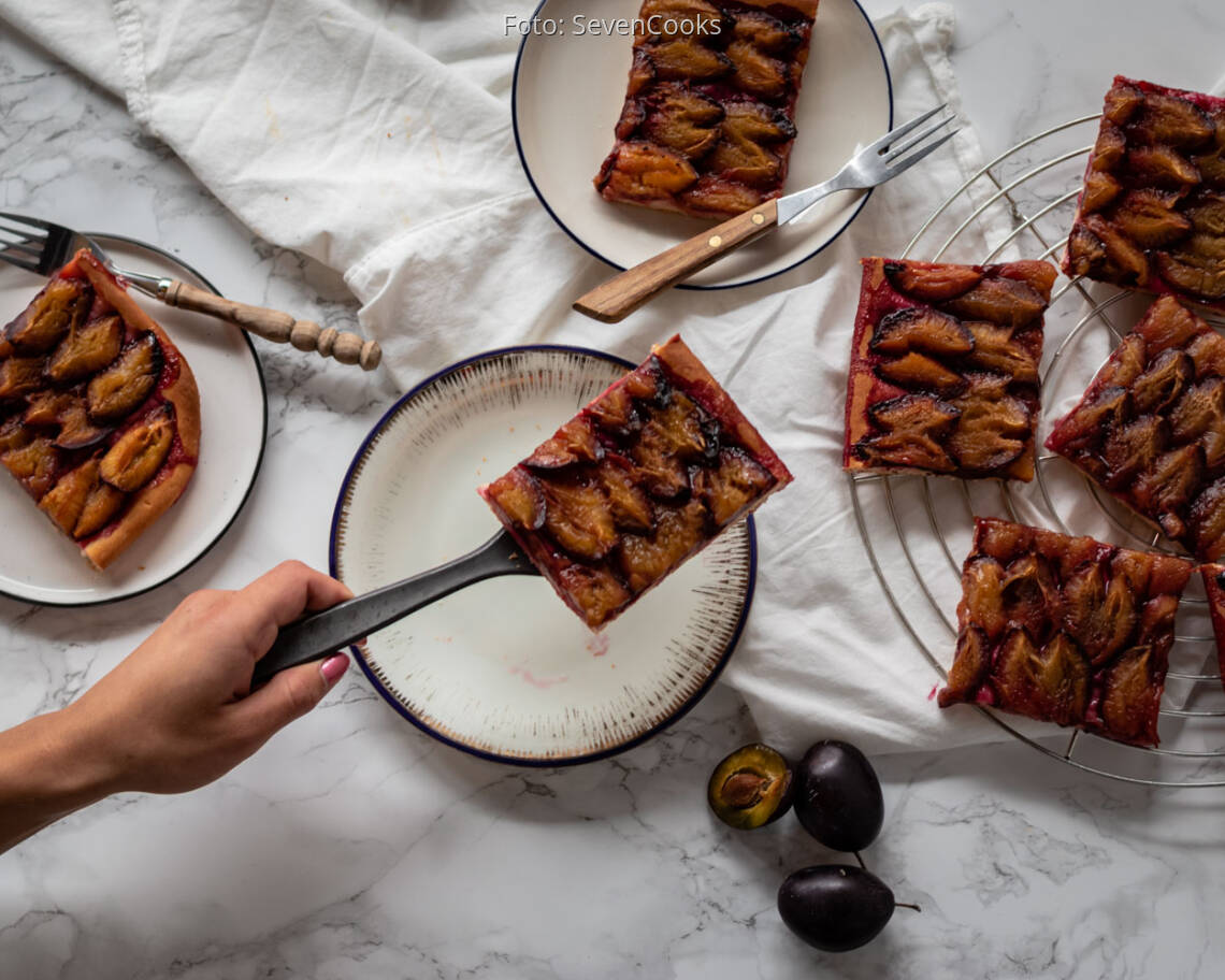 Vegetarisches Rezept: Klassischer Zwetschgendatschi 3