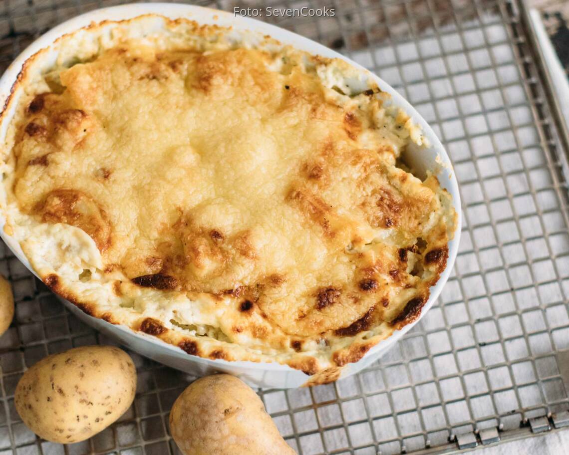 Vegetarisches Rezept: Klassisches Kartoffelgratin_3