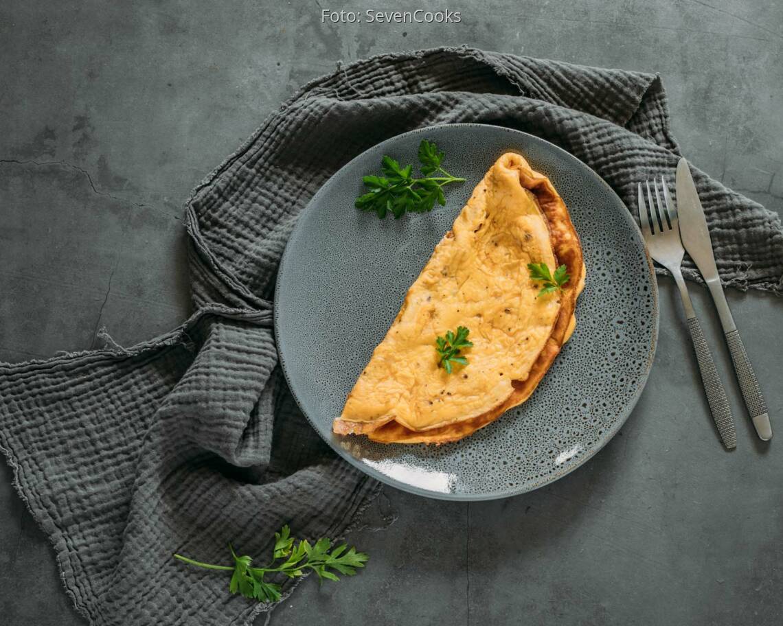 Vegetarisches Rezept: Klassisches Omelett 2