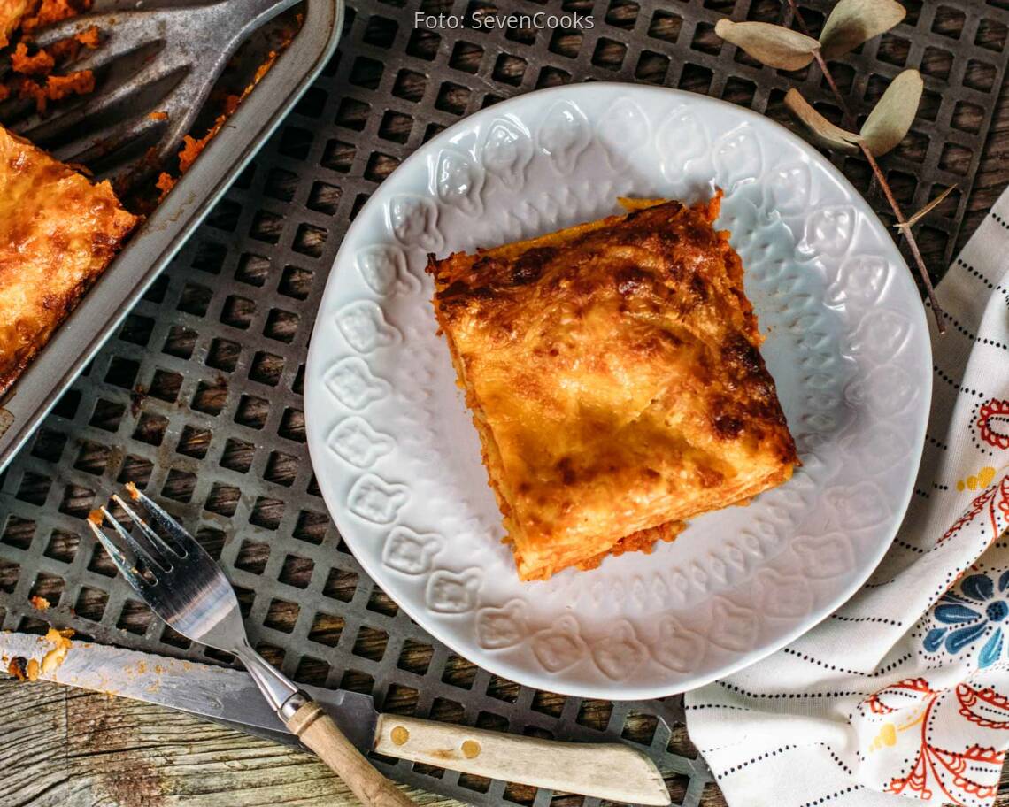 Vegetarisches Rezept: Kohlrabi-Lasagne 3