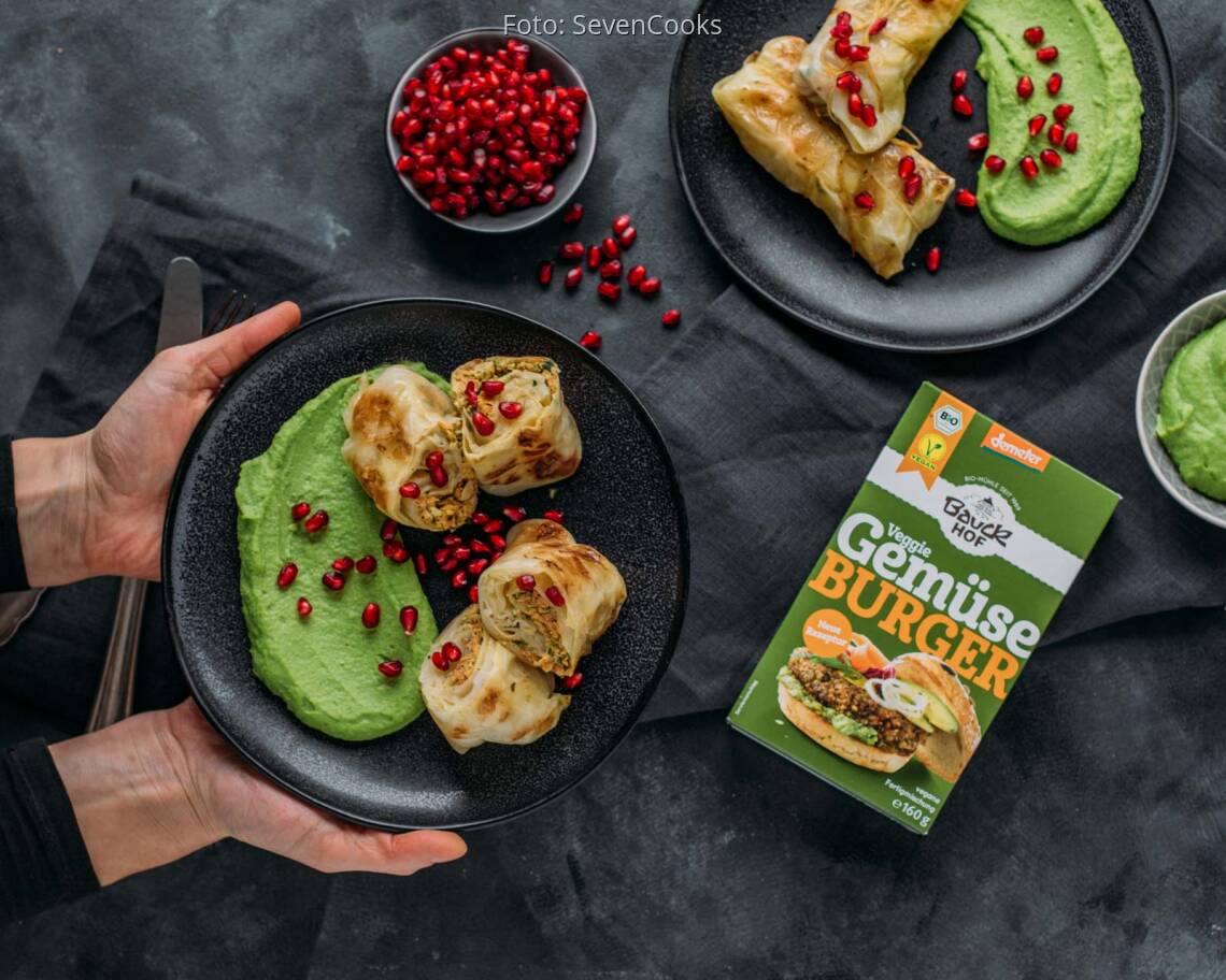 Vegetarisches Rezept: Kohlrouladen mit Gemüseburger-Füllung 1