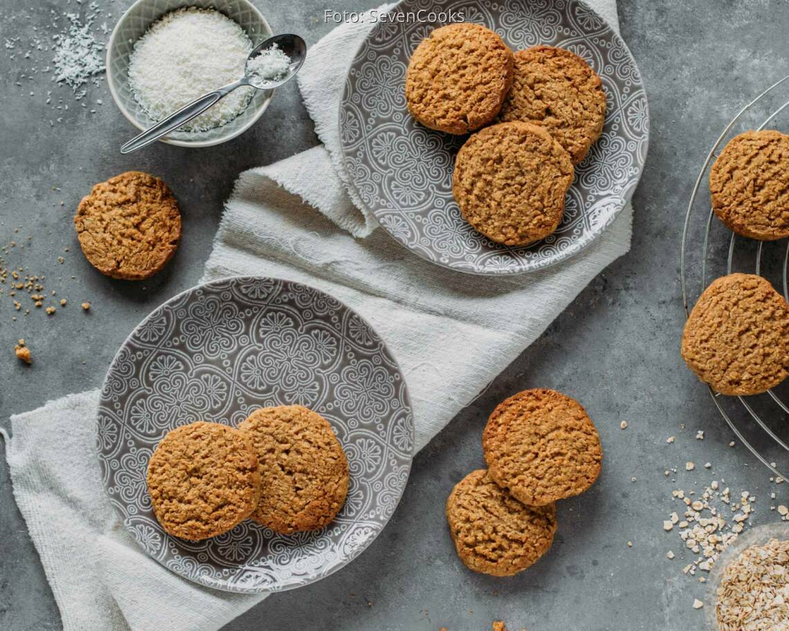 Vegetarisches Rezept: Kokos-Haferflocken-Kekse 1