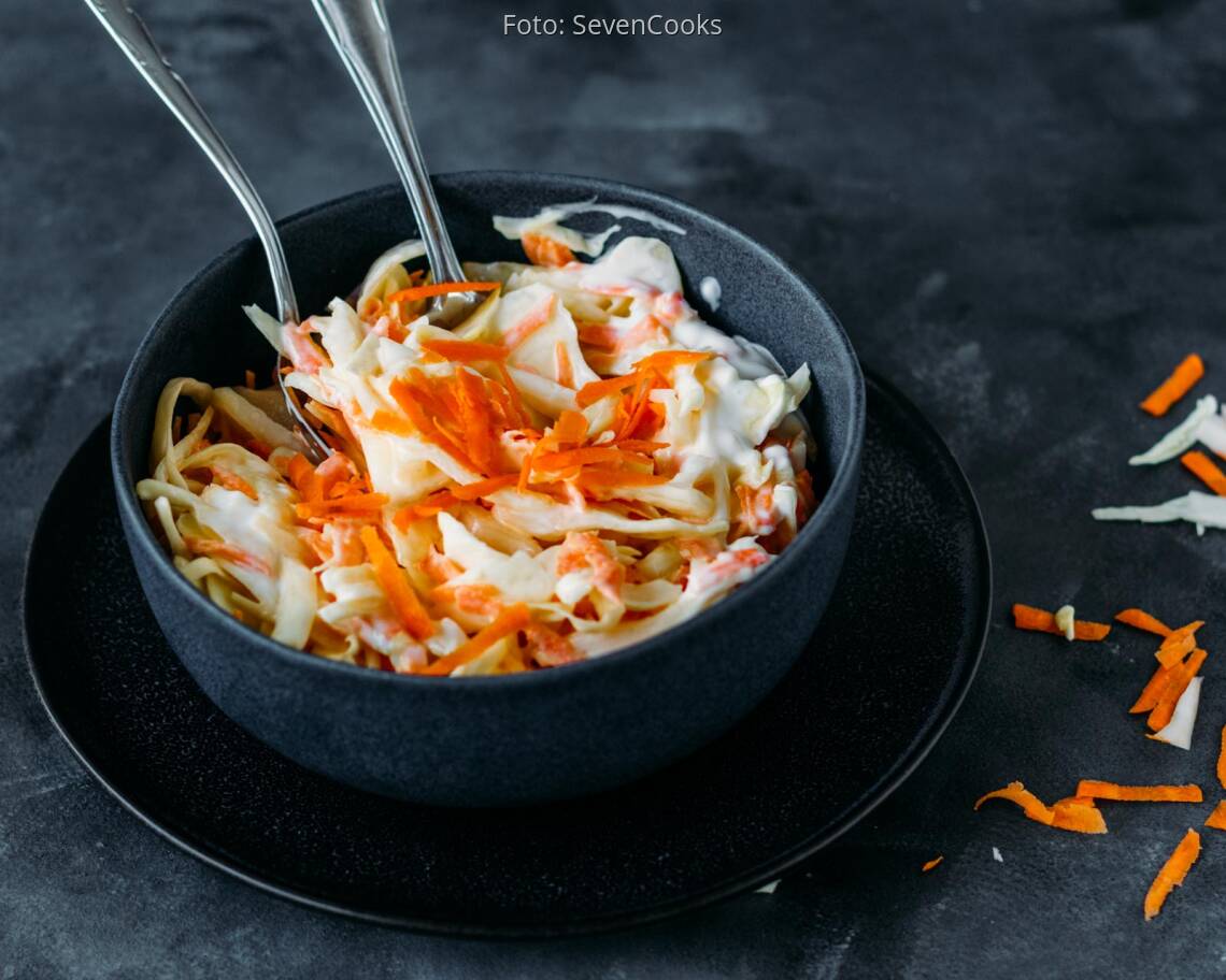 Vegetarisches Rezept: Krautsalat mit Karotte 1