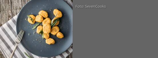 Rezeptbild für "Kürbis-Gnocchi in Salbei-Butter"