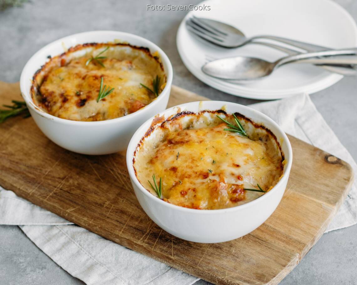 Vegetarisches Rezept: Kürbis-Graupen-Auflauf 1