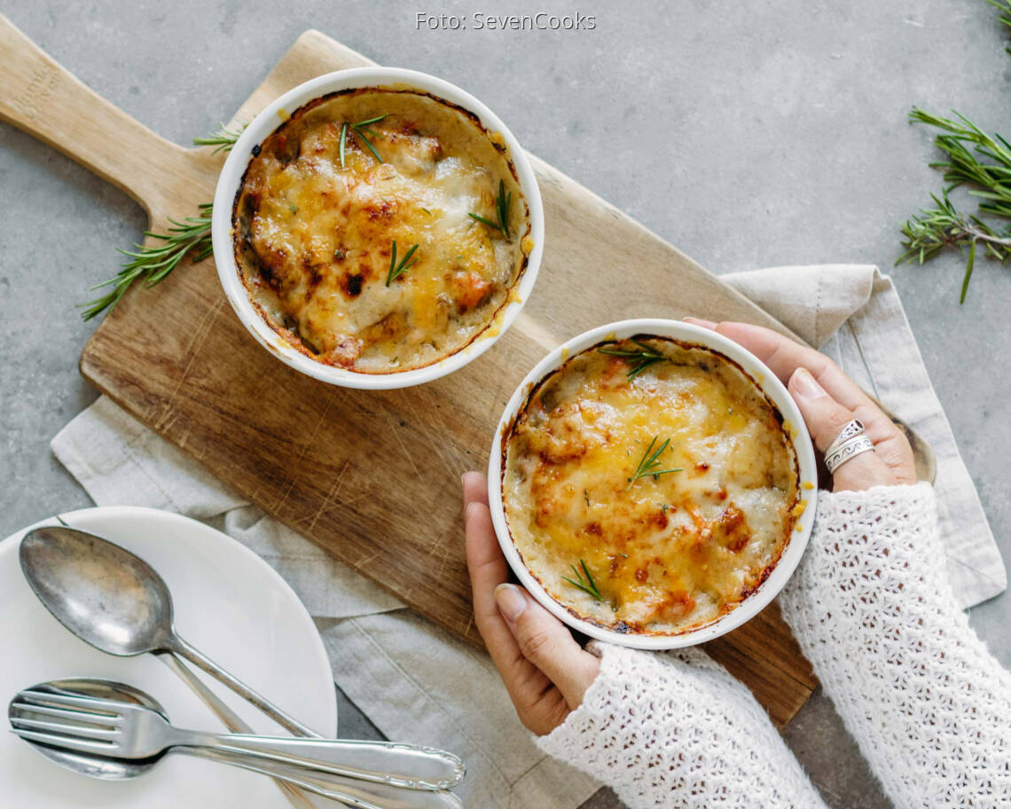 Vegetarisches Rezept: Kürbis-Graupen-Auflauf 2